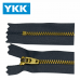 ZÍPER METAL FIXO MÉDIO DOURADO YKK YGRO