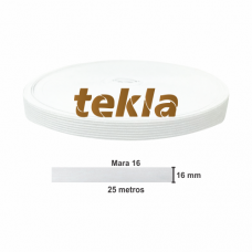 ELÁSTICO TEKLA MARA 16 C/25 MTS. BRANCO