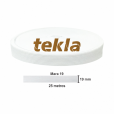 ELÁSTICO TEKLA MARA 19 C/25 MTS. BRANCO