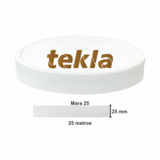 ELÁSTICO TEKLA MARA 25 C/25 MTS. BRANCO