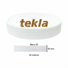 ELÁSTICO TEKLA MARA 30 C/25 MTS. BRANCO