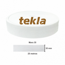 ELÁSTICO TEKLA MARA 35 C/25 MTS. BRANCO